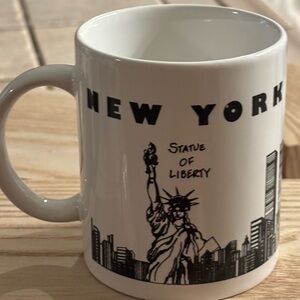 New York Coffee Mug Statue Of Liberty, World Trade Center,Empire State Building